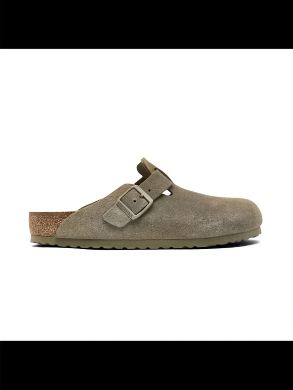 NWB Birkenstock men’s Boston suede leather casual clogs olive green size 11-11.5